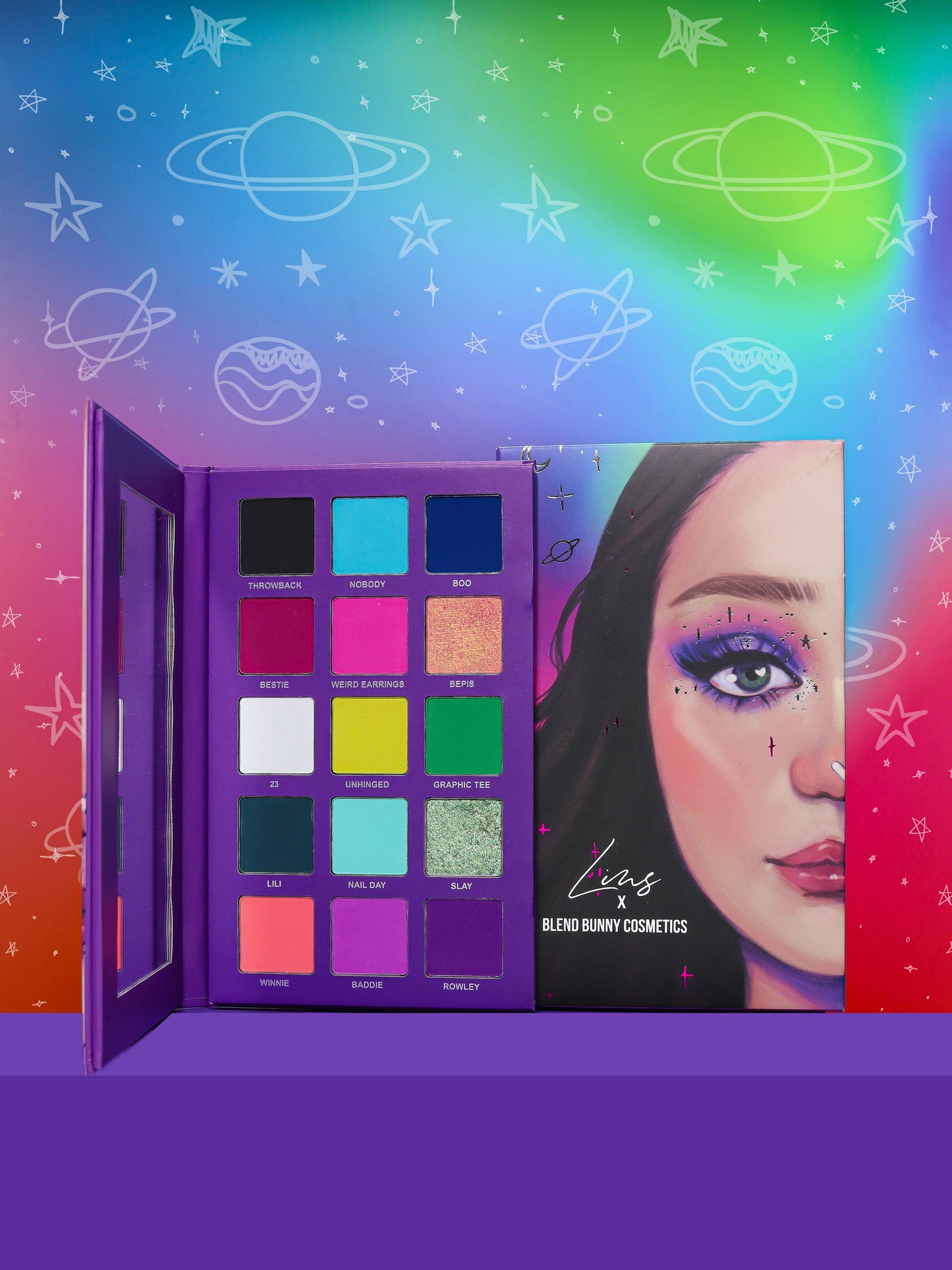 LINS X BLEND BUNNY SINGLE PALETTE (MAGNETIC PANS)