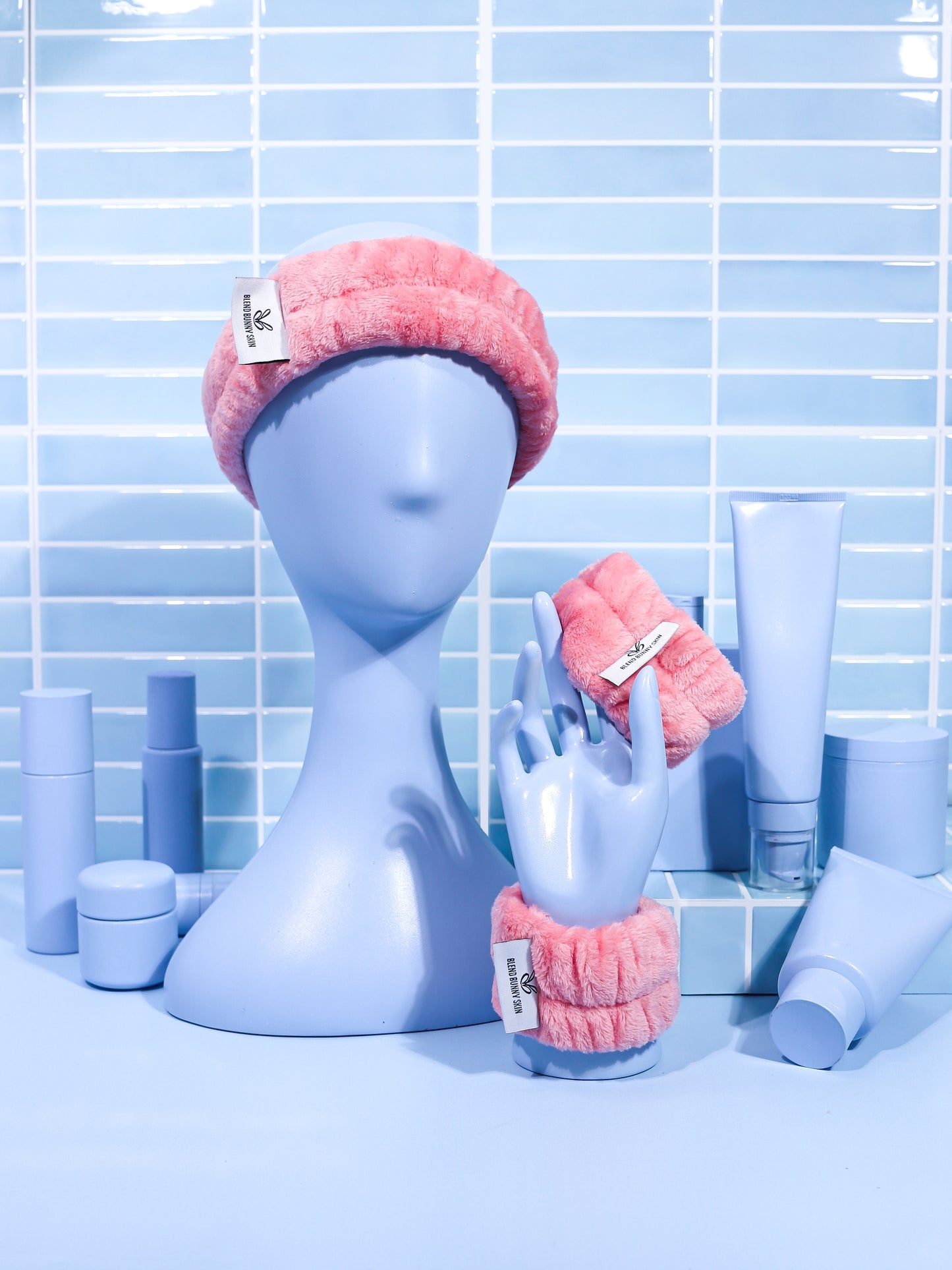 Skincare Head And Wristband Set