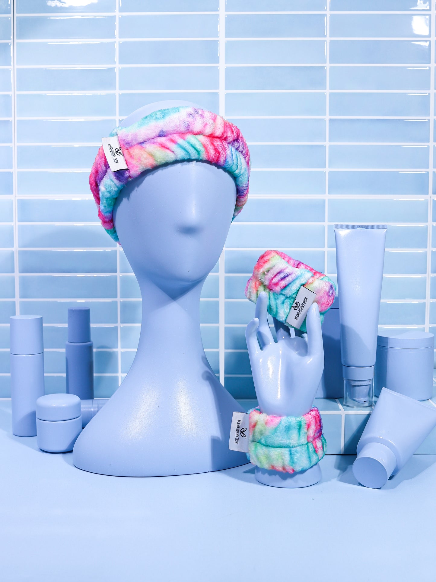 Skincare Head And Wristband Set