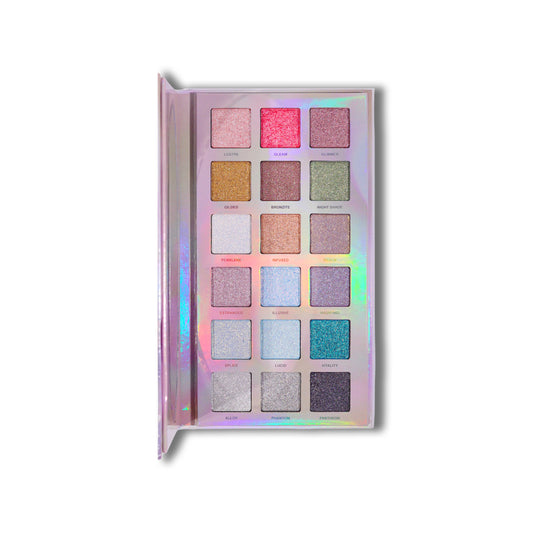 Ellis V2 :  the GARDEN OF STARS : 18 Pan Shimmer Eye & Face Palette