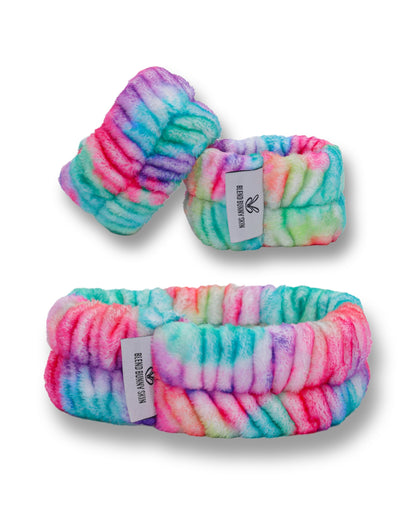 Skincare Head And Wristband Set