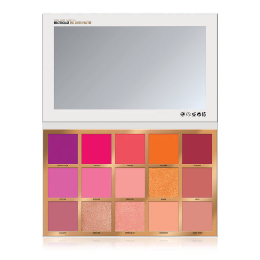 MASTERCLASS PRO CHEEK PALETTE X15 SHADES (MAGNETIC PANS)